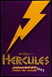 6e386 HERCULES purple advance DS 1sh '97 Walt Disney Ancient Greece fantasy cartoon!