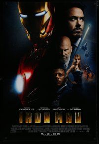 6e447 IRON MAN advance DS 1sh '08 Robert Downey Jr. is Iron Man, Gwyneth Paltrow!