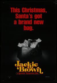 6e452 JACKIE BROWN teaser 1sh '97 Quentin Tarantino, Santa's got a brand new bag!