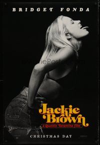 6e453 JACKIE BROWN teaser DS 1sh '97 Quentin Tarantino, sexy Bridget Fonda, RARE DOUBLE-SIDED!