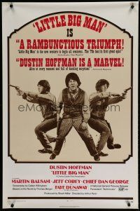 6e500 LITTLE BIG MAN style B 1sh '71 Dustin Hoffman is the most neglected hero in history!