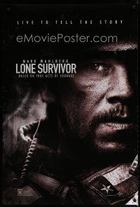 6e507 LONE SURVIVOR teaser DS 1sh '13 Mark Wahlberg as US Navy SEAL Marcus Lutrell!