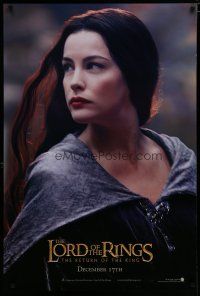 6e514 LORD OF THE RINGS: THE RETURN OF THE KING teaser DS 1sh '03 sexy Liv Tyler as Arwen!