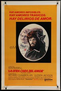 6e554 MUSIC LOVERS Spanish/U.S. 1sh '71 Ken Russell, Richard Chamberlain & Jackson art by Mauro Colizzi!