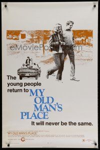 6e558 MY OLD MAN'S PLACE 1sh '71 Arthur Kennedy, Mitchell Ryan, it will never be the same!