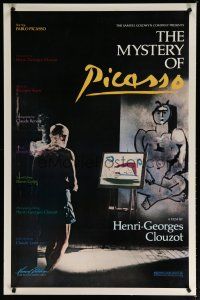 6e560 MYSTERY OF PICASSO 1sh R86 Le Mystere Picasso, Henri-Georges Clouzot & Pablo!