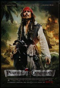 6e606 PIRATES OF THE CARIBBEAN: ON STRANGER TIDES advance DS 1sh '11 Depp as Captain Jack!