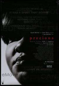 6e615 PRECIOUS DS 1sh '09 abused woman-child Gabourey Sidibe, Best Picture nominee!
