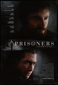 6e619 PRISONERS advance DS 1sh '13 image of Hugh Jackman & Jake Gyllenhaal!