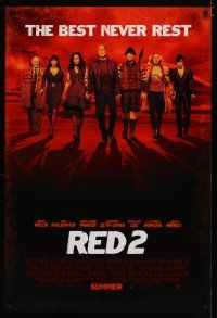 6e636 RED 2 advance DS 1sh '13 Willis, Malkovich, Mary-Louise Parker, Zeta-Jones, Hopkins & Mirren!