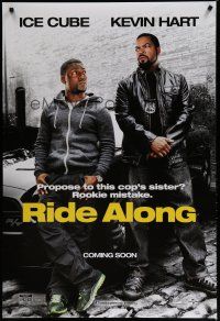 6e647 RIDE ALONG teaser DS 1sh '14 Ice Cube, propose to this cop's sister? rookie mistake!