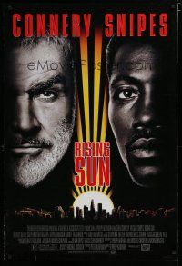 6e648 RISING SUN DS 1sh '93 Kaufman directed, Sean Connery, Wesley Snipes, Harvey Keitel!