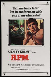 6e626 R.P.M. int'l 1sh '70 Anthony Quinn, Ann-Margret, Gary Lockwood, directed by Stanley Kramer!