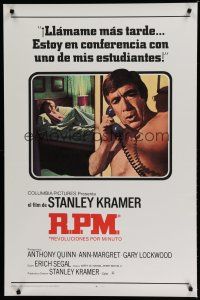 6e627 R.P.M. Spanish/U.S. 1sh '70 Anthony Quinn, Ann-Margret, Gary Lockwood, directed by Stanley Kramer!