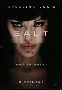 6e669 SALT teaser DS 1sh '10 portrait of sexy Angelina Jolie, Liev Schreiber!