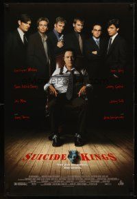 6e741 SUICIDE KINGS DS 1sh '97 Christopher Walken, Denis Leary, Sean Patrick Flanery & cast!