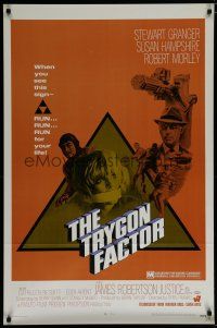 6e787 TRYGON FACTOR 1sh '69 Stewart Granger, from the Edgar Wallace novel!