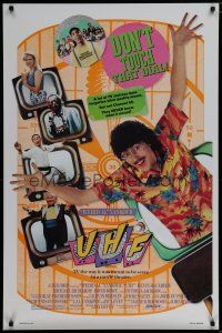 6e792 UHF style B 1sh '89 Victoria Jackson, Michael Richards, great wacky Weird Al Yankovic image!