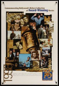 6e814 WARNER BROS 75TH ANNIVERSARY video 1sh '98 Clint Eastwood, Paul Newman, Lauren Bacall & more!