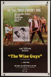 6e830 WISE GUYS 1sh '69 Les grandes gueules, art of Lino Ventura, Bourvil, French comedy!