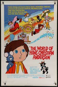 6e839 WORLD OF HANS CHRISTIAN ANDERSEN 1sh '71 great children's cartoon artwork!