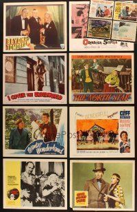 6f033 LOT OF 12 LOBBY CARDS '40s-60s great scenes from a variety of different movies!