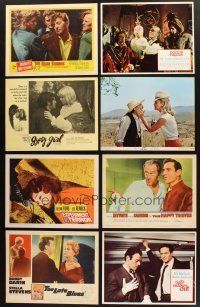 6f034 LOT OF 12 1960s LOBBY CARDS '60s great scenes from a variety of different movies!