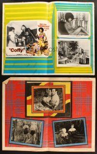 6f074 LOT OF 24 8X10 STILLS, LOBBY CARDS, THEATER DISPLAYS AND STOCK POSTERS '50s-70s cool!