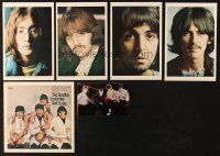6f084 LOT OF 20 POSTERS AND PICTURES OF ROCK 'N' ROLL MUSICIANS THAT SHIP FLAT '80s-90s Beatles
