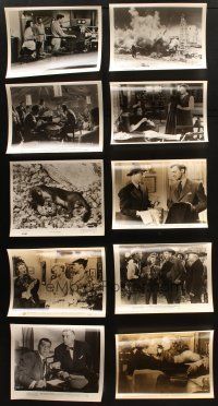 6f087 LOT OF 50 8X10 STILLS '40s-50s great images from a variety of different movies!