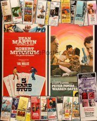 6f119 LOT OF 27 UNFOLDED INSERTS '60s-70s great images from a variety of different movies!