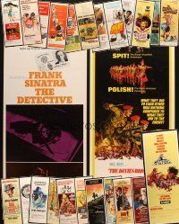 6f120 LOT OF 25 UNFOLDED INSERTS '50s-80s great images from a variety of different movies!