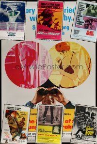 6f131 LOT OF 7 UNFOLDED 40X60S '60s-70s great images from a variety of different movies!