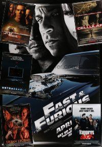 6f142 LOT OF 6 UNFOLDED DOUBLE-SIDED BUS STOP POSTERS '90s-10s Fast & Furious, Vampires Suck+more