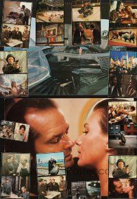 6f192 LOT OF 26 COLOR OVERSIZED STILLS '60s-80s great scenes from a variety of movies!