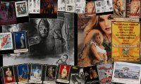 6f206 LOT OF 27 MISC REPRO & SPECIAL POSTERS w/ COOL THING THAT COULDN'T DIE PHOTO!