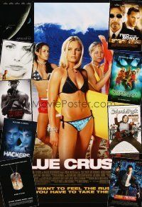 6f235 LOT OF 22 UNFOLDED DOUBLE-SIDED ONE-SHEETS '95 - '05 Blue Crush, School of Rock & more!