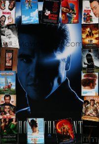 6f245 LOT OF 24 UNFOLDED MOSTLY DOUBLE-SIDED ONE-SHEETS '00s-10s great images from variety of movies