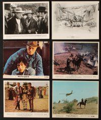 6f110 LOT OF 6 8X10 STILLS FROM WESTERN AND AIRPLANE MOVIES '60s-70s cowboys & aviation!
