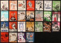 6f081 LOT OF 25 DANISH PROGRAMS FROM WALT DISNEY MOVIES '50s-70s cartoon & live action images!