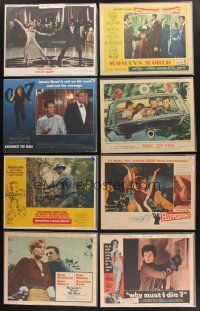 6f024 LOT OF 99 LOBBY CARDS '41 - '89 great scenes from a variety of different movies!