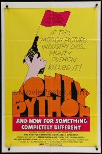 6g046 AND NOW FOR SOMETHING COMPLETELY DIFFERENT 1sh R70s Monty Python kills the motion picture!