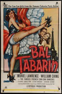 6g071 BAL TABARIN 1sh '52 Muriel Lawrence & the sexy Famous French Can-Can Dancers!