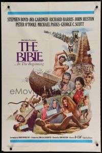 6g091 BIBLE 1sh '67 directed by John Huston & as Noah, George C. Scott as Abraham!