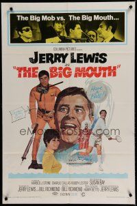 6g098 BIG MOUTH 1sh '67 Jerry Lewis is the Chicken of the Sea, hilarious D.K. spy spoof artwork!