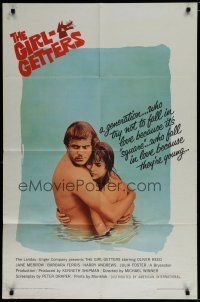 6g359 GIRL-GETTERS 1sh '65 Oliver Reed, it's an adult film for teenagers and vice versa!