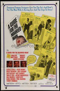 6g382 GUIDE FOR THE MARRIED MAN 1sh '67 written by America's most famous swingers!