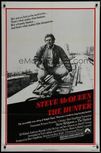 6g438 HUNTER 1sh '80 bounty hunter Steve McQueen riding on top of a Chicago El!