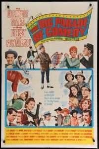 6g568 MGM'S BIG PARADE OF COMEDY 1sh '64 Fields, Marx Bros., Abbott & Costello!