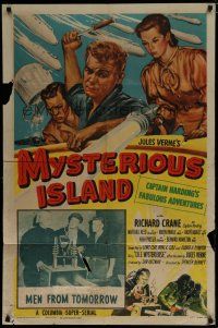 6g598 MYSTERIOUS ISLAND chapter 14 1sh '51 cool sci-fi serial from Jules Verne novel!